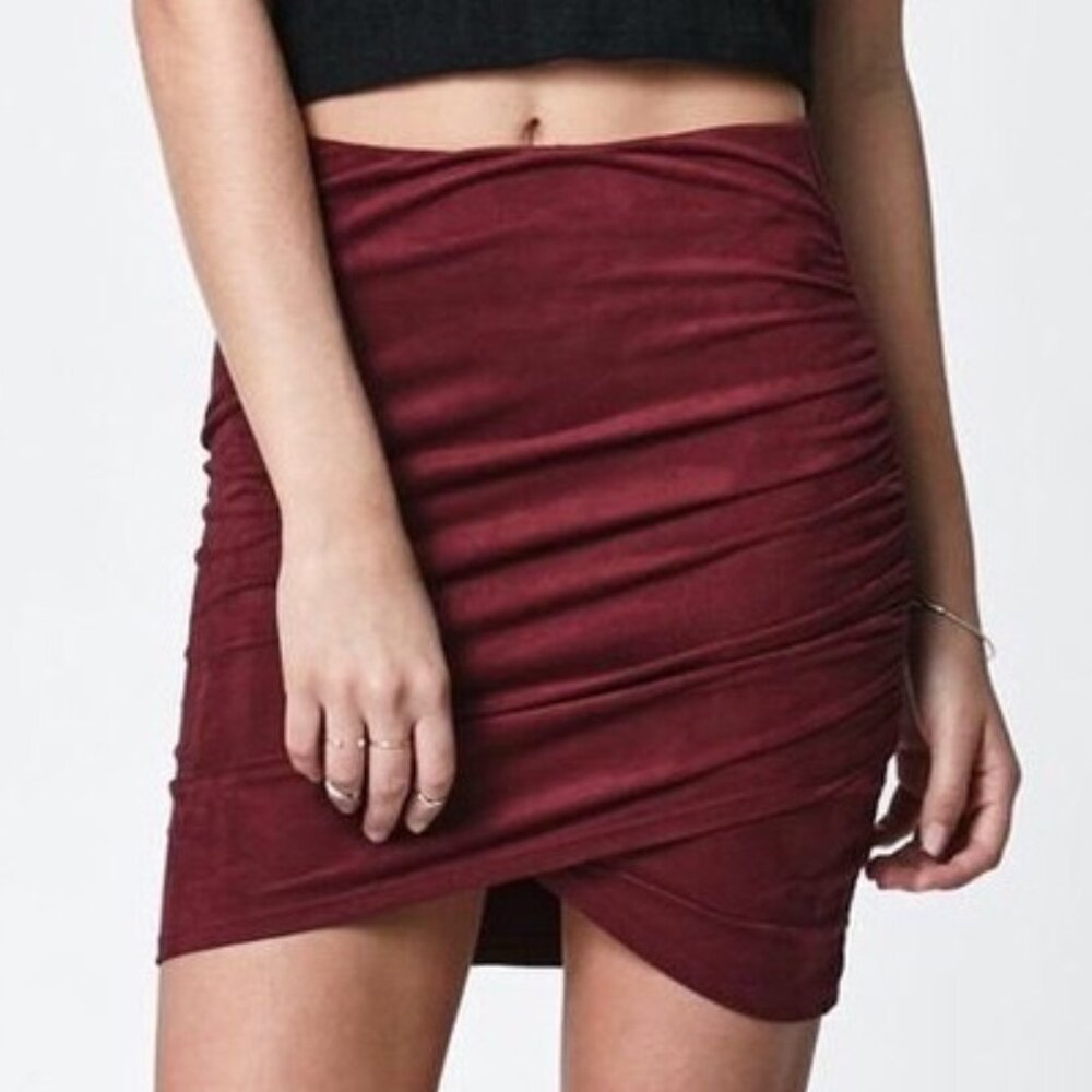 Pacsun LA Hearts Suede Mini Skirt